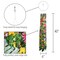 In the Breeze 5271 — Summer Garden 40-inch Illusion Windsock — Vibrant Decor, Embroidered Details, Fully Printed Tails